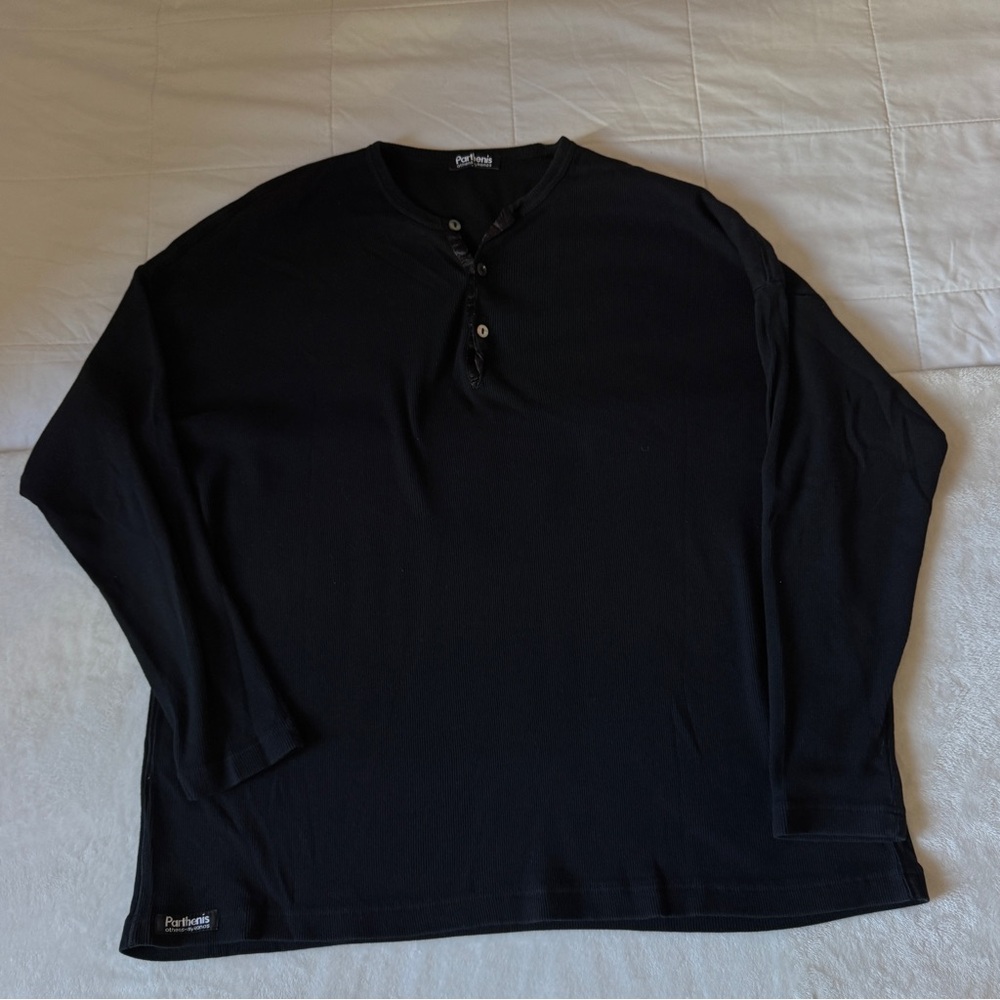 Parthenis Black Long Sleeve Shirt